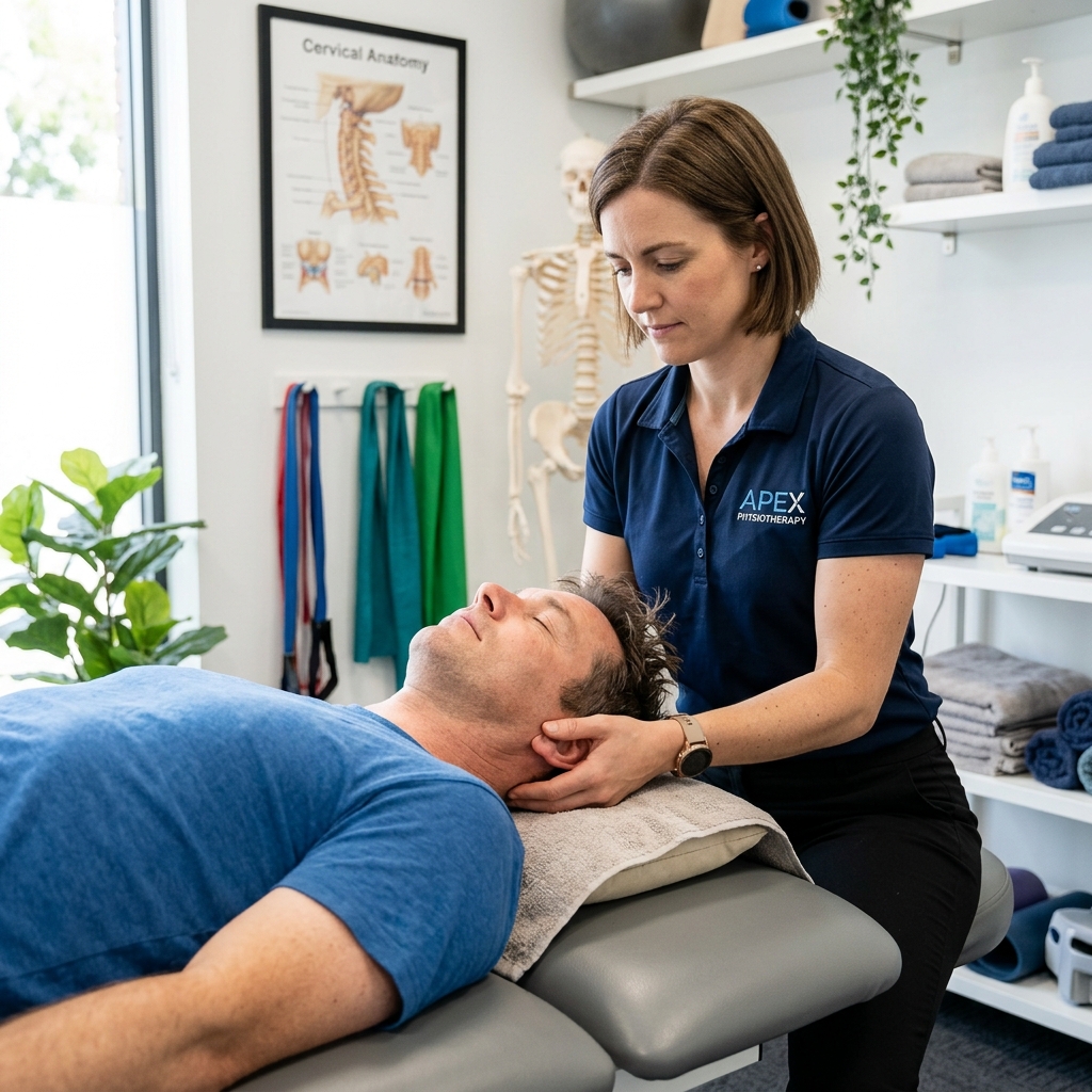 Ergonomic neck posture stretching exercises